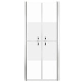 Vidaxl shower door 91x190 cm ESG Halfmat