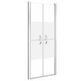 VIDAXL -Duschtür 96x190 cm ESG Halfmat