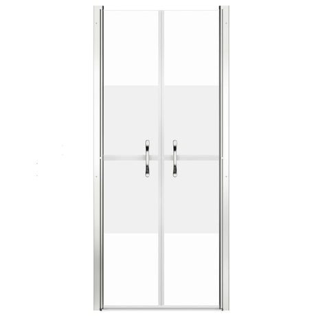 VIDAXL -Duschtür 96x190 cm ESG Halfmat