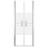 Vidaxl shower door 96x190 cm ESG Halfmat