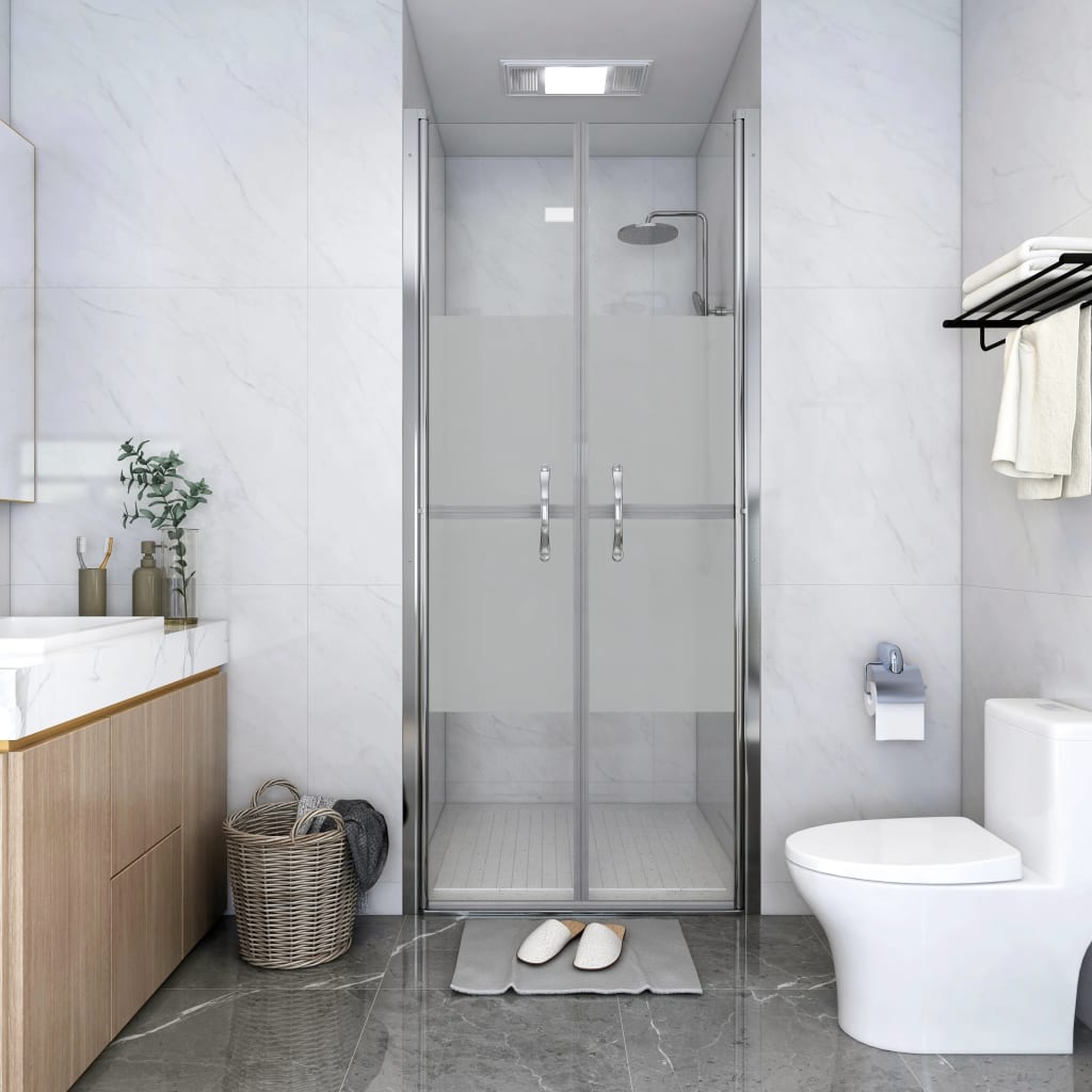 Vidaxl shower door 96x190 cm ESG Halfmat