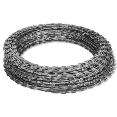 Vidaxl Stacheldraht, 2 Stück, 100 m, verzinkter Stahl