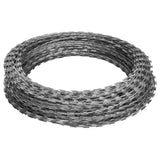 Vidaxl Shaver Mound Wire 2 PCS 60 M de acero galvanizado