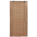 Stores à rouleaux vidaxl 2 pcs 100x160 cm en brun bambou