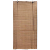 Stores à rouleaux vidaxl 2 pcs 120x220 cm en brun bambou