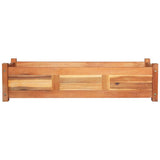 VIDAXL -Pflanzer erhöhten 2 PCs 100x30x25 cm Acaciahout