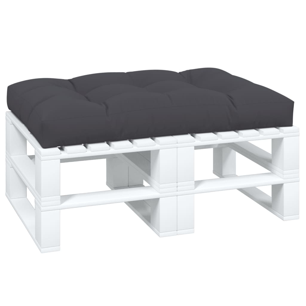 VIDAXL -Palettenkissen 120x80x12 cm Stoffanthrazit -Verschärfen