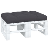 VIDAXL -Palettenkissen 120x80x12 cm Stoffanthrazit -Verschärfen