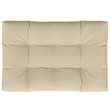 Vidaxl Pallet Cushion 120x80x12 cm tyg beige