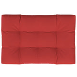 VIDAXL -Palettenkissen 120x80x12 cm Stoff rot