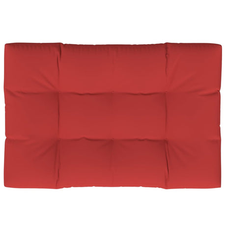 VIDAXL -Palettenkissen 120x80x12 cm Stoff rot