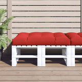 VIDAXL -Palettenkissen 120x80x12 cm Stoff rot