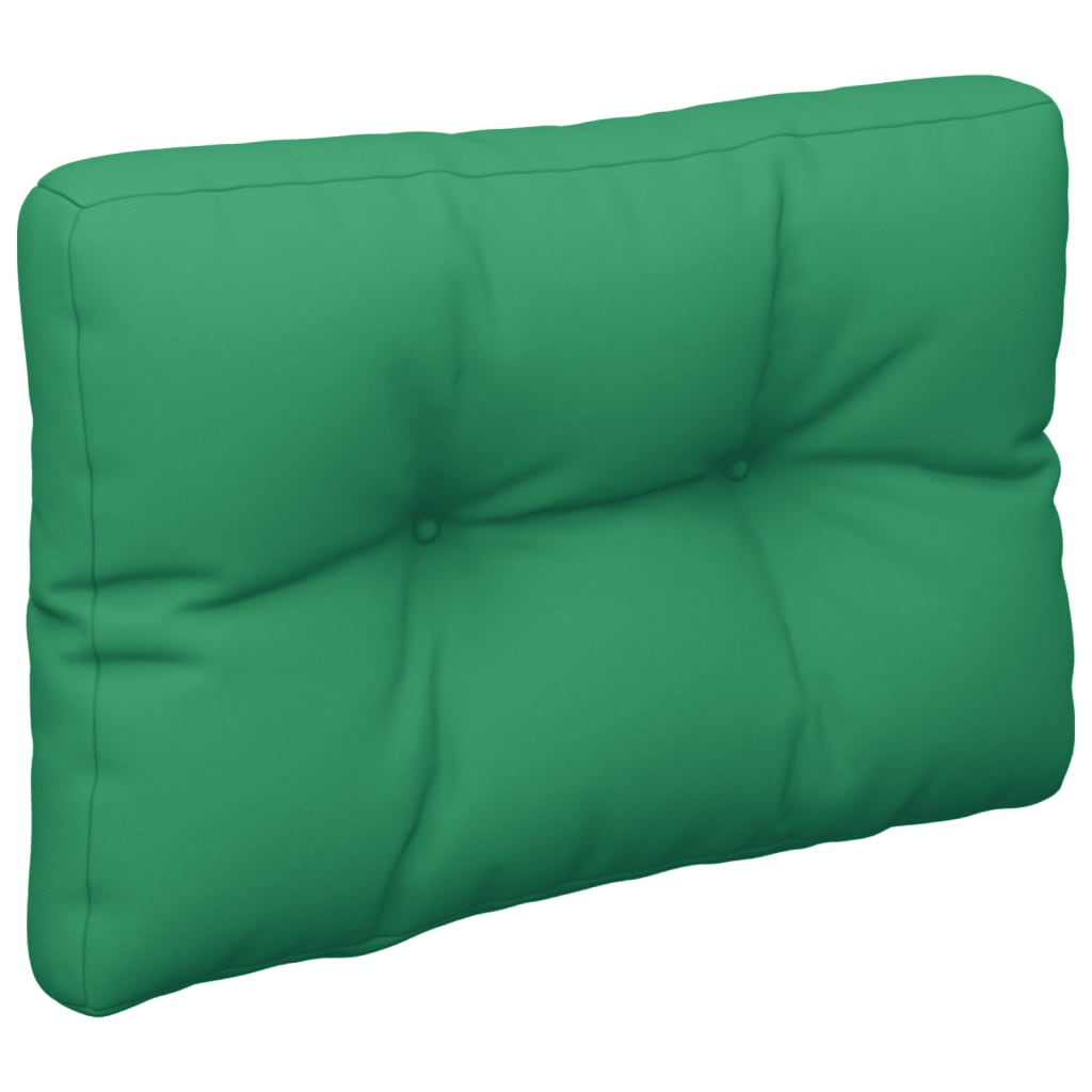 VidaXL Palletkussen 60x40x12 cm stof groen