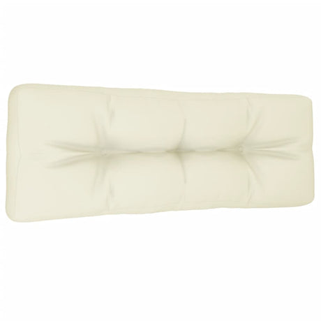 VIDAXL -Palettenkissen 120x40x12 cm Stoffcreme -Colored