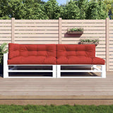 Vidaxl Palettenkissen 5 St. Stoff rot