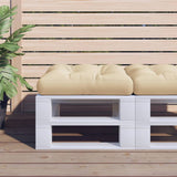 VidaXL Palettenkissen 58x58x10 cm Stoff beige