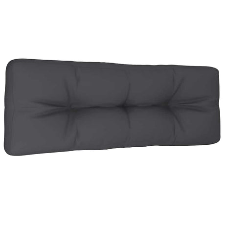 Vidaxl palletkussen 120x40x12 cm stof antracietkleurig