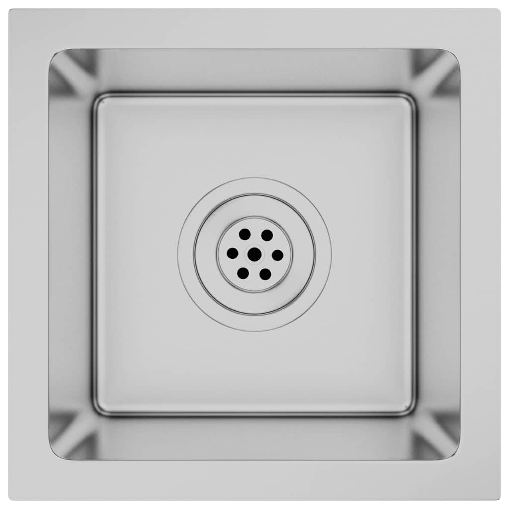 Vidaxl Sink handgefertigt Edelstahl