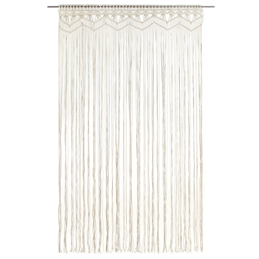 Vidaxl curtain macramé 140x240 cm cotton