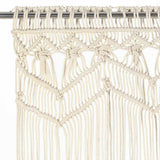 Vidaxl Vorhang Macramé 140x240 cm Baumwolle