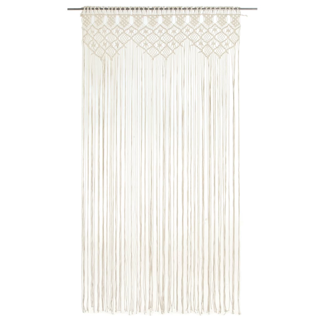 Vidaxl Curtain Macramé 140x240 cm Cotton