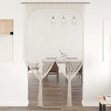 Vidaxl Vorhang Macramé 140x240 cm Baumwolle