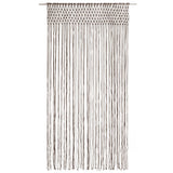 Vidaxl curtain macramé 140x240 cm cotton taupe