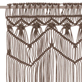 Vidaxl Vorhang Macramé 140x240 cm Baumwolltaupe