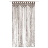 Vidaxl Vorhang Macramé 140x240 cm Baumwolltaupe