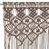 Vidaxl Vorhang Macramé 140x240 cm Baumwolltaupe