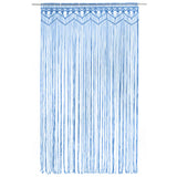 Vidaxl Vorhang Macramé 140x240 cm Baumwollblau