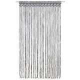 Vidaxl Curtain Macramé 140x240 cm Antracite di cotone