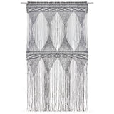 Vidaxl Curtain Macramé 140x240 cm Antracite di cotone