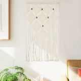Vidaxx Wandaufhänger Makramee 40x80 cm Baumwolle