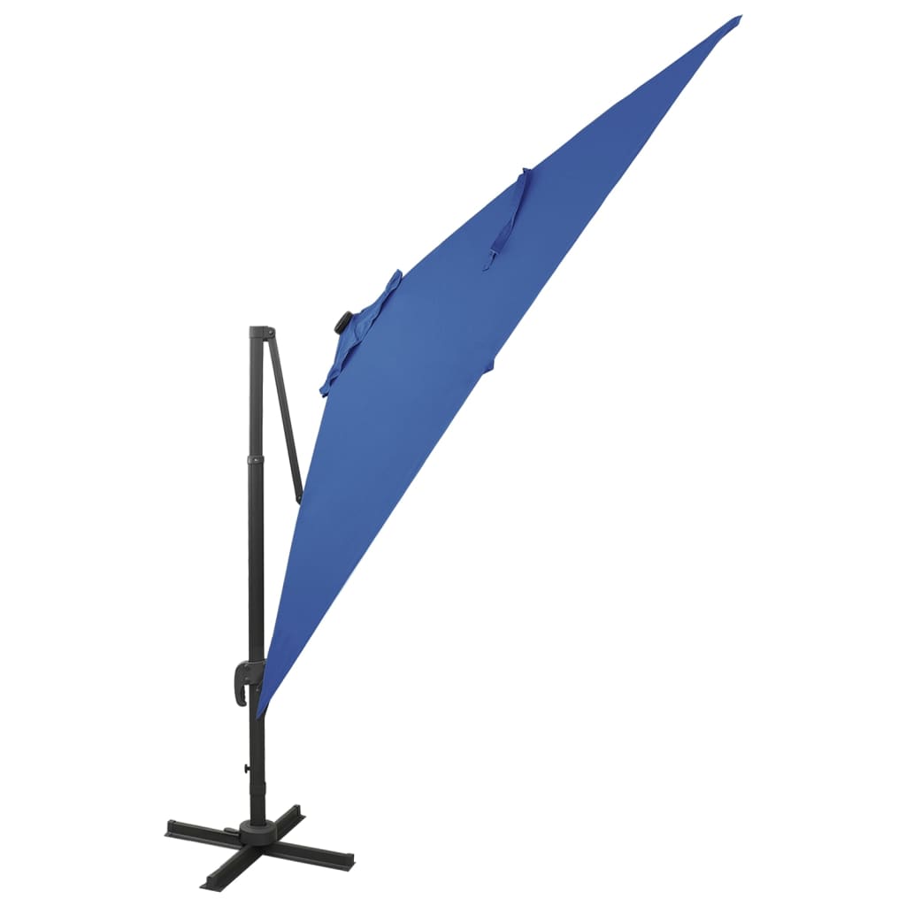 Vidaxl pływający parasol z błękitnym błękitem 300 cm 300 cm