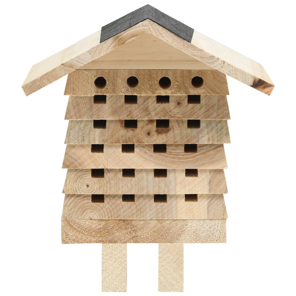 Vidaxl beehotel 22x20x20 cm Vurenhout