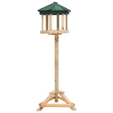 Vidaxl Bird Feed Standing 33x110 cm Solid Pinewood