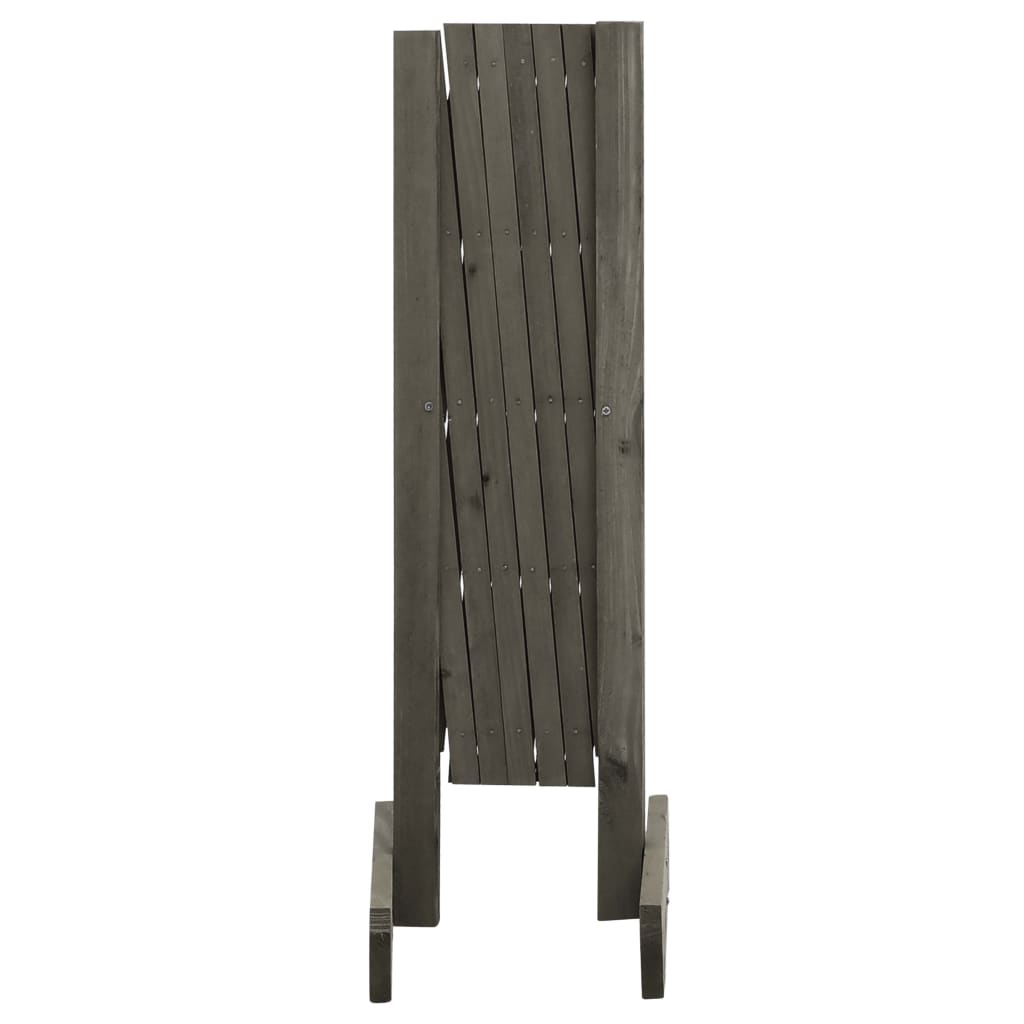 Vidaxl Garden Slat Work 120x60 cm Pino solido grigio