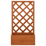 Vidaxl latwerkplantenbak 50x25x90 cm Festkiefer Orange