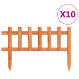 Vidaxl -Gazonkanten 10 ST 4,4 m Vurenhout