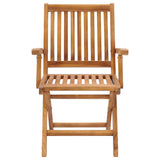 Vidaxl tuinstoelen 2 st inklapbaar massief teakhout