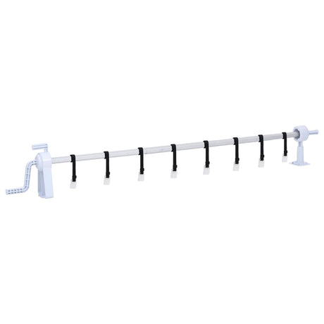 VIDAXL -Schwimmbadabdeckungsrolle mit Plastikrahmen