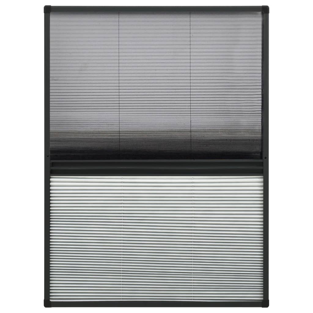 Vidaxl raamhor plassé mat Blackout 80x120 cm Aluminium