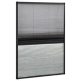 Vidaxl raamhor plassé mat Blackout 80x120 cm Aluminium