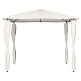 Vidaxl -Laube mit Stangenabdeckungen 160 g m² 3x3x2,6 m cremefarben