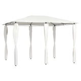 Vidaxl -Laube mit Stangenabdeckungen 160 g m² 3x4x2,6 m cremefarben