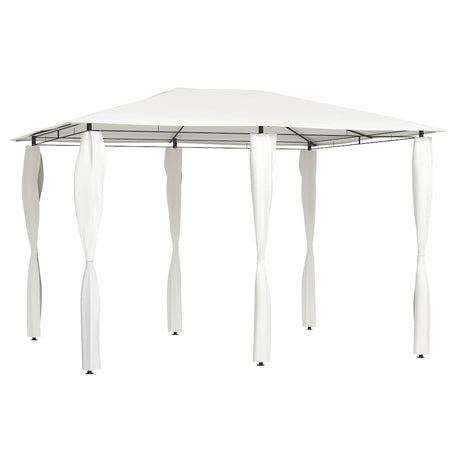 Vidaxl -Laube mit Stangenabdeckungen 160 g m² 3x4x2,6 m cremefarben