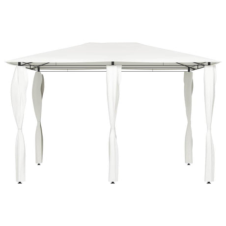 Vidaxl -Laube mit Stangenabdeckungen 160 g m² 3x4x2,6 m cremefarben