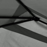 Vidaxl Arbor 160 g m² 3x4x2,6 M Anthrazit -gelöscht