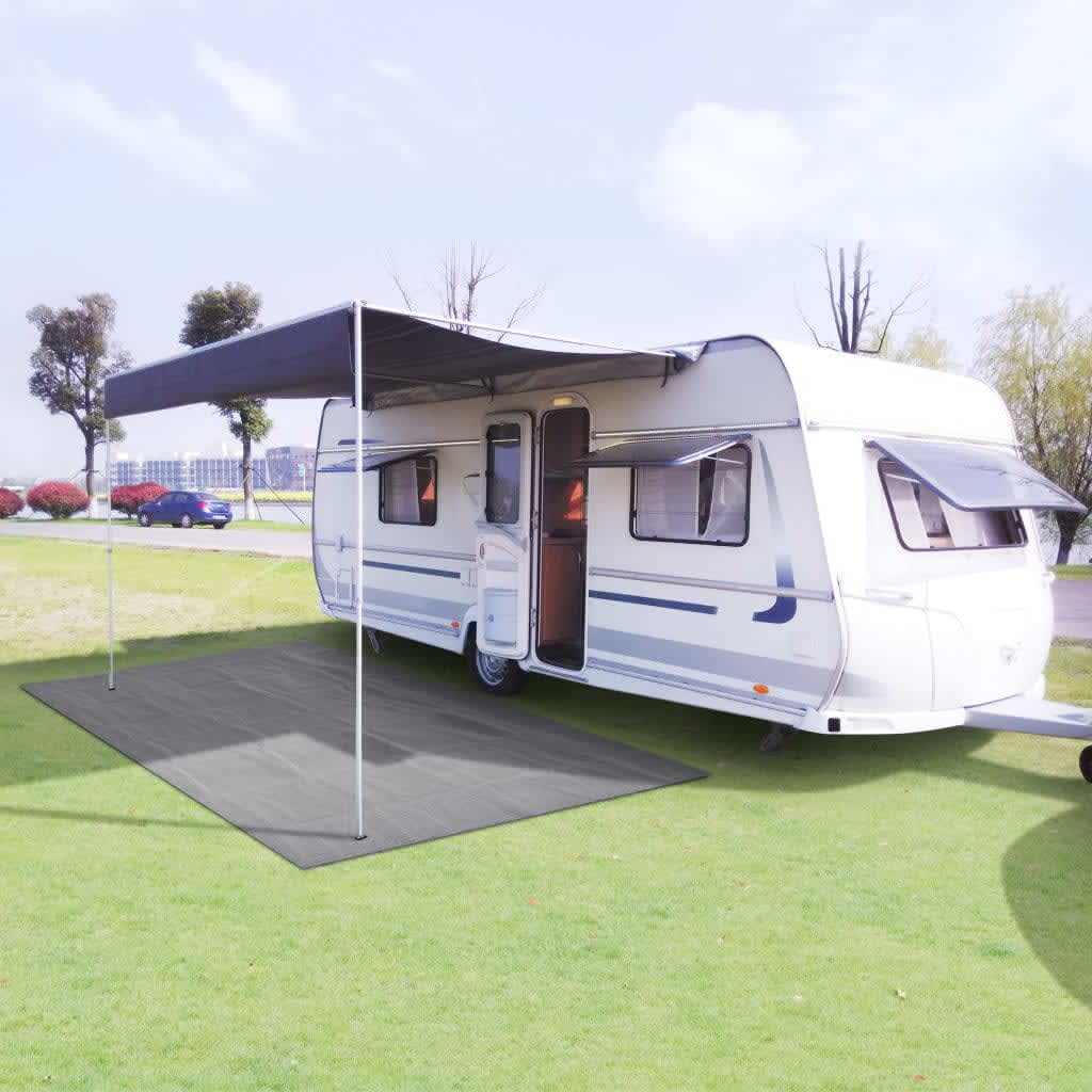 Tappeto tenda Vidaxl 250x450 cm grigio chiaro